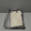 HiCaptain Dog Crate Cover 48.0" L x 30.0" W x 33.0" H with Breathable Mesh, Durable Heavy Duty Kennel Cover, Dual Zippered Panels, Windproof Waterproof UV-Resistant(Beige)