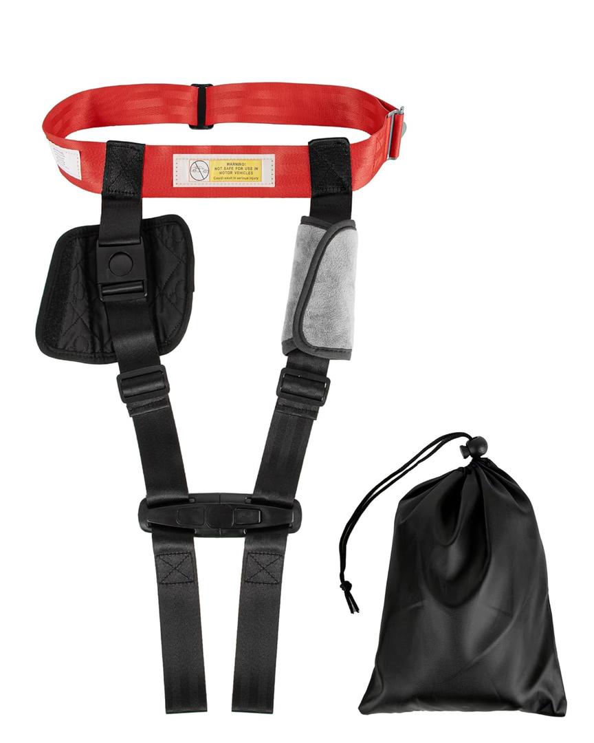 Airplane Harness for Toddlers with Soft Shoulder Pad Child Airplane Safety Travel Harness for Kids Baby Travel Essentials for Flying with Toddler Must Haves Toddler Plane Essentials
