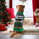 Christmas Dog Sweater Xmas Pet Clothes Cat Puppy Turtleneck Knitwear with Christmas Trees Elks Snowflakes Xmas Knitted Sweaters Shirt Pullover Apparel for Small Medium Large Dogs 4XL