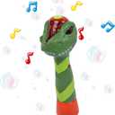 Maxx Bubbles Dinosaur Bubble Wand – Light Up Bubble Blower Toy with Sounds | Outdoor Summer Fun for Kids | Party Favor and Great Gift – Sunny Days Entertainment