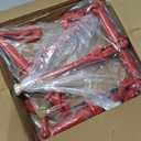 ENJ 4 Pack Ratchet Load Binder with 2 Grab Hooks, for 5/16-3/8 Grade 70 Transport Chain, Load Binder with 5,400 Pound Working Load Limit