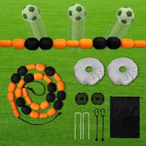13ft Soccer Goalkeeper Deflector, Portable, Adjustable Refraction Angles