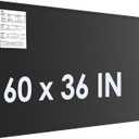 MaxGear Extra Large Bulletin Board 60" x 36", Foldable Felt Board Vision Board Supplies, Cork Board for Office, Home, School, Small Pin Boards for Walls Decorative Display Board Black