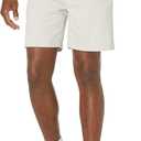 Amazon Essentials Mens Classic-Fit 7" Chino Shorts (29, Grey)
