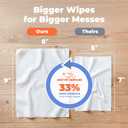 Best Pet Supplies 8" x 9" Large Dog Wipes - Cleaning and Deodorizing for Paws and Coat - Gentle Formula with Lavender Vitamin E for Puppies and Cats - 400 Count