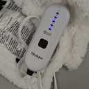 Cow Print Heated Throw Blanket Electric Blanket-Heating Blanket Throw with 10 Heat Levels & 10 Hours Auto Off, Cozy Soft Fleece Sherpa, Washable, 50 x 60 Inches Cow Print White (01 - Black Ombre-white)