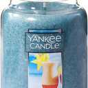 Yankee Candle Bahama Breeze Scented, Classic 22oz Large Jar Single Wick Candle, Over 110 Hours of Burn Time, Perfect for Tropical Beach-Themed Setting