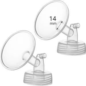 Momstouch 14mm Flange Compatible with Spectra S1 S2 9 Plus Synergy Gold Breastpump Replacement to Spectra Pump Parts and Flange; Not Original; Replaces Shield