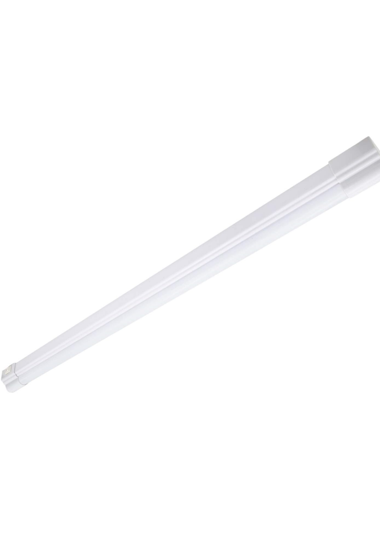 Maxxima 24 inch LED Under Cabinet Light - 1200 Lumens Warm White 3000K, Undermount Strip Lighting for Kitchen, Closet, and Bedroom, On/Off Switch, Plug in