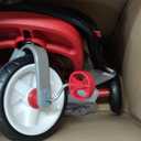 Radio Flyer 4-in-1 Pedal & Push Stroll 'N Trike, Ages 1-5, Toddler Tricycle & Stroller, High-Density Foam Tires, Parent Push Handle, UV Canopy, Removable Tray, Headrest & Seatbelt, Stroller Tricycle, Large