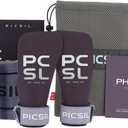 PICSIL Phoenix Grips+ Wrist Pads + Carry Bag, Magnesium Free, Grip on All Surfaces and All Bar Types, Designed for All Athletes