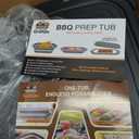 (16L) XL BBQ Prep Tub, Collapsible Meat Prep Tub with Lid, 3-in-1
BBQ Prep Tub with Lid, Meat Prep Tub for Marinating, Meal Prep & Grilling, Built-In Cutting Board, Meat Shredder Claws
