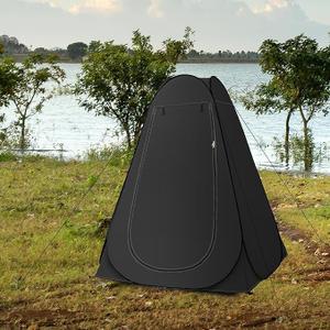 Pop-Up Privacy Tent for Camping, Portable Changing Room Shelter, Black, Waterproof Pop-Up Privacy Tent for Camping, Portable Changing Room Shelter, Black, Waterproof