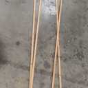 DACRI HOME 62" Magnetic Poster Hanger Frame - Sturdy Teak Wood Poster Frame, Strong Magnets for Safe Hanging Map Picture Print Scroll Wall Art 62x24 62x36 62x42 (62 Inch, Natural Wood)