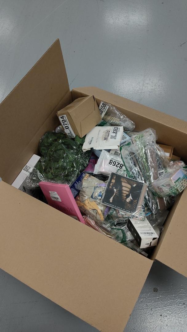 Box of Mixed Items, Retail is Estimated