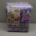 Kokia 9x12 Washable Area Rugs Violet Purple with Vintage Orient Design, Soft Rug for Living Room or Bedroom, Non-Slip Low Pile Stain Resistance Features, Distressed Medallion Pattern (I.violet/Blackberry/Turquoise/Wine)