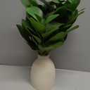 16" Artificial Eucalyptus Stems Potted Plant Indoor Fake Plants - Realistic Greenery with Vase, Small Artificial Office Desk Plants in Pots for Home Decor Weddings Centerpieces