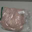 ANRABESS Women Swimsuit Crochet Swim Cover Up Summer Bathing Suit Swimwear V Neck Mesh Knit Beach Dress 2025 Vacation Outfits Medium Pink