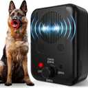 Dog Bark Deterrent Device, Automatic Ultrasonic Anti Barking Device with Long Range 50FT, Rechargeable Bark Control Box with 3 Adjustable Modes, Safe & Humane Dog Silencer for Indoor & Outdoor