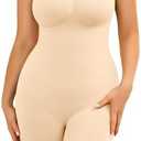 AegisChic Women's Shapewear Tummy Control BodySuit Seamless Body Shaper Butt Lift Full Body Suit Size XL/2XL