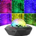 Rechargeable Disco Ball Lights, Mini RGB Party Lights Sound Activated, Strobe Stage Light Perfect for Halloween Christmas Events Birthday Wedding Decorations Home Room Dance Parties