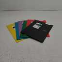 Five Star 4-Pocket Folder, 6 Pack, Paper Folder, Fits 3-Ring Binders, Holds 8-1/2" x 11" Paper, Assorted Colors (38056) (Black, Blue, Red, Green, Purple, Yellow)