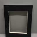 ZBEIVAN 11x14 Black Picture Mats with White Core Bevel Cut Frame Mattes for 8x10 Pictures - Pack of 12