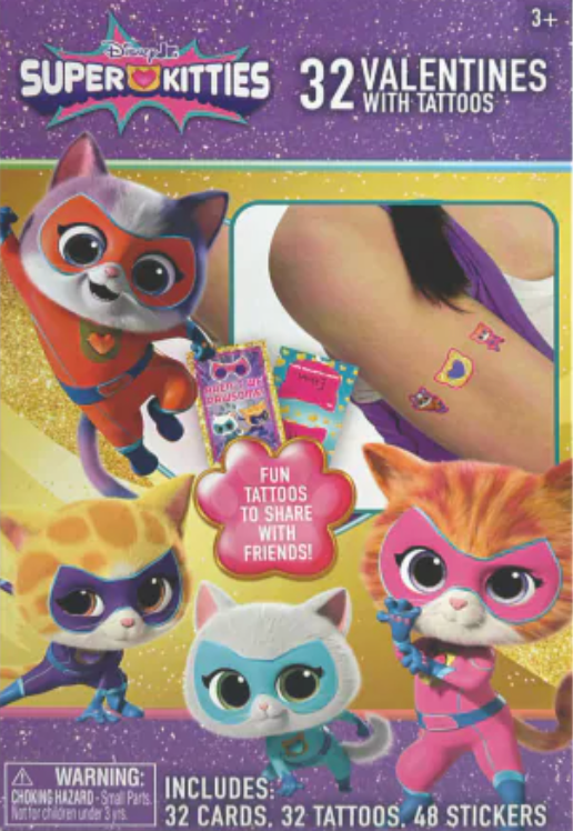 32 Valentines With Tattoos Pack Of 2