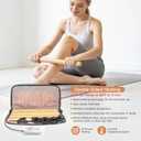 Goodtar 14 Pcs Hot Stones Massage Warm Kit Solid Bamboo Massage Stick Body Gua Sha Tool Heater with Temperature Adjustment, Basalt Hot Rocks Back Foot Body Massage for Home Spa Relieve Muscle Pain
