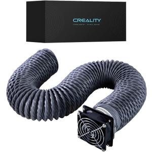 Creality Official Fume Extraction Kit, with a 4000 RPM High-Efficiency Ventilation Fan, Exhaust Smoke & Dust Low Noise, for Ender Enclosure with Fan Interface, Creality Engraver Enclosure