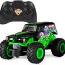 Monster Jam Official Grave Digger Remote Control Monster Truck, 1:24 Scale, 2.4 GHz, for Ages 4 and Up