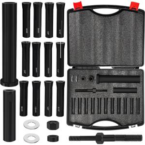 95400 in-Line Dowel Pin Puller Master Set, Efficient Dowel Pin Puller Tool Includes Both SAE and Metric Collets, Dowel Dismantling Tools Reducing Work and Saving Time