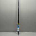 iDesign Cameo Metal Tension Curtain Rod for Bathtub, Shower Stall, Closet, Doorway, Expandable 50-87, Matte Black