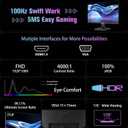 SANSUI Monitor 24 inch 100Hz Computer MonitorFHD 1080P PC MonitorHDMIFreeSyncHDREarphone Jack Ergonomic Tilt for Home and Office