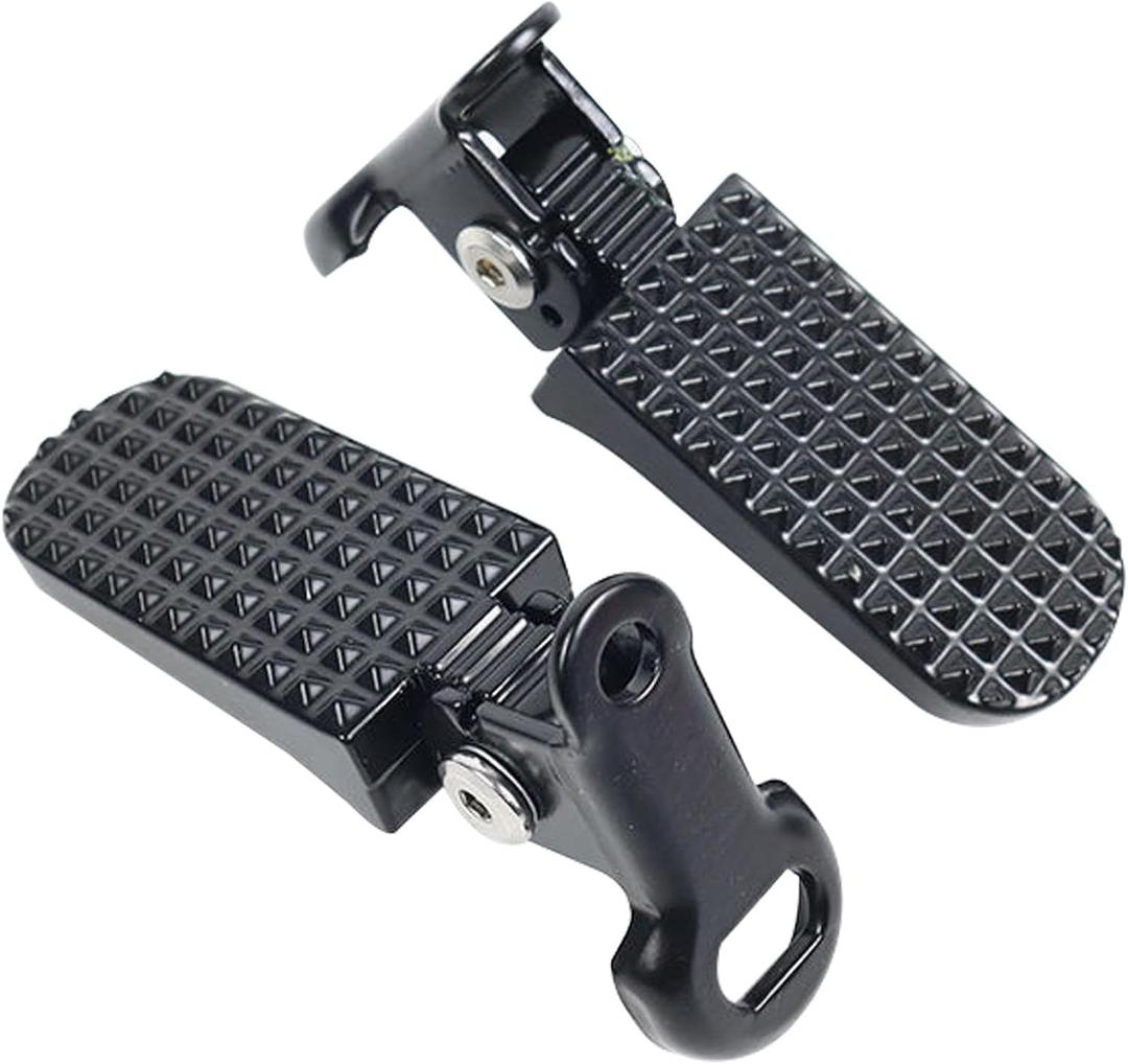 1 Pair of Bike Foot Pegs, Aluminium Alloy Non-Slip Bike Pegs for Folding Bike and Mountain Bike Durable