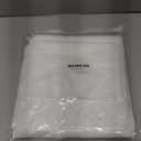 SpaceDresser Basic Rod Pocket Sheer Voile Window Curtain Panels White 1 Pair 2 Panels 70 Width 63 Inch Long for Kitchen Bedroom Children Living Room Yard(White,70 W x 63 L)