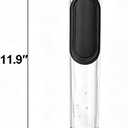 Soap Dispensing Dish Brush with Handle, 360 Rotating Head, 5-Piece Kitchen Cleaning Set (2 Brush Heads & 3 Sponges), Non-Scratch Scrubber for Pot, Pan, Sink, Leak-Proof Dishwand, Black