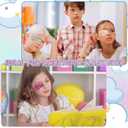 Panitay 60 Pieces Kids Girls Eye Patches Toddler Adhesive Patch Bulk Cotton Fabric Pad Breathable with Lazy Eye for Pediatric Amblyopia,12 Styles Regular Size