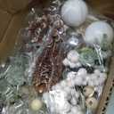 JJIALEIXI 2PCS Small Christmas Tree,11" Artificial Little Potted Mini Tabletop Tree Christmas Decorations, for Wedding Holiday Indoor Xmas Party Winter Decor (White/Green/Silver).