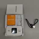 Portable 4G LTE Mobile WiFi Router, Mobile Hotspot WiFi 6 Router, Portable WiFi Hotspot for Travel 3000mAh/300Mbps High Speed Hotspot Device Support 12 Users, Camping, Motorhomes, Office-ice White