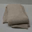 Bedsure Knit Throw Blanket for Couch - Super Soft, Cozy & Warm Fluffy Blanket, Breathable, Lightweight for Bed & Sofa, Beige, 60x80 Inches