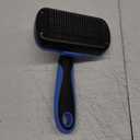 Swihauk Self Cleaning Slicker Brush - Skin Friendly Deshedding Grooming Tool for Dogs & Cats, Suitable for Shedding & Haired Pets, with Pet Supplies Accessories, Blue