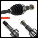 A-Premium CV Axle Shaft Assembly Compatible with Buick Enclave 12-17 & Chevy Traverse 12-17 & GMC Acadia 12-16, Acadia Limited 2017, V6 3.6L AWD, Rear Right Passenger Side, Replace# 20953596