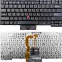 Replacement Laptop Keyboard with Pointer for Lenovo ThinkPad T400S T410 T410S T410I T410SI T420 T420I T420S T510 T510I T520 W510 W520 X220 X220I X220S X220T US Layout Black
