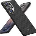 BENKS S26 Ultra Case, ArmorGrid ArmorAir Case for Samsung Galaxy S26 Ultra Compatible with MagSafe, Ultra Slim & Lightweight Minimalist Case Built with Dupont Kevlar, Aluminum Camera Protection (Obsidian Black)