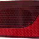 Rear Bumper Reflector Driver Left Side Compatible with Jeep Compass 2017 2018 2019 2020 2021 Replace for CH1184106,55112679AA