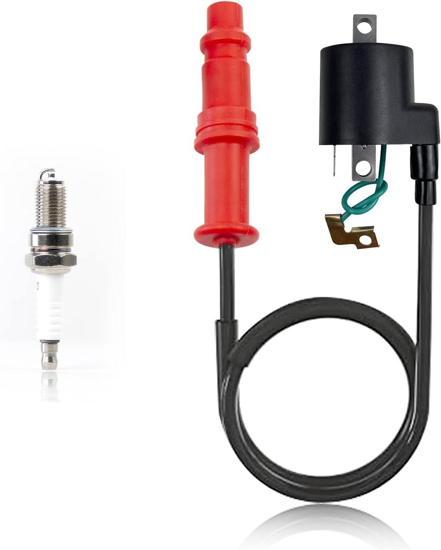 Ignition Coil Spark Plug for Polaris Sportsman 500 1996-2002 Magnum 425 1995-1998 Magnum 500 2000-2003 Xpedition 425 2000-2002 3085228 3085227