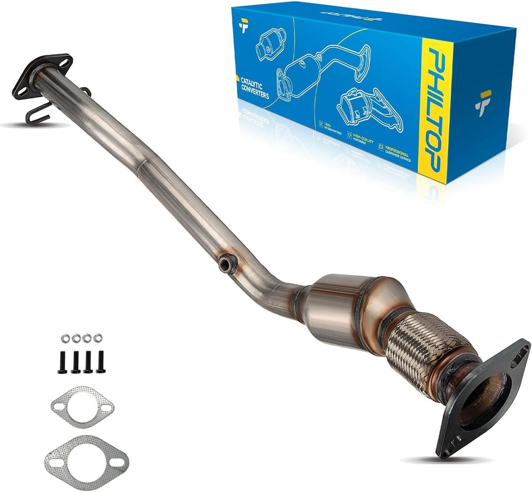 PHILTOP Catalytic Converter Compatible with Chevy Impala 2006-2011 3.5L, Impala 2006-2009 3.9L, Monte Carlo 2006 2007 3.5L, Monte Carlo 2006 3.9L Stainless Steel Catalyst Converter (EPA Compliant)