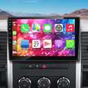 4+ 64GB Car Radio for Dodge RAM 1500 2500 3500 2009 2010 2011 2012, Build in Wireless/Wire Carplay & Android Auto Support Bluetooth, Back-up Camera,FM Radio,SWC,10 Inch IPS Touch Screen