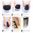 BilltiiWW Bundles Human Hair Straight Bundles Color 1B Natural Black Straight Human Hair Bundles 22 24 26 Inch Weave Soft and Silky for Women